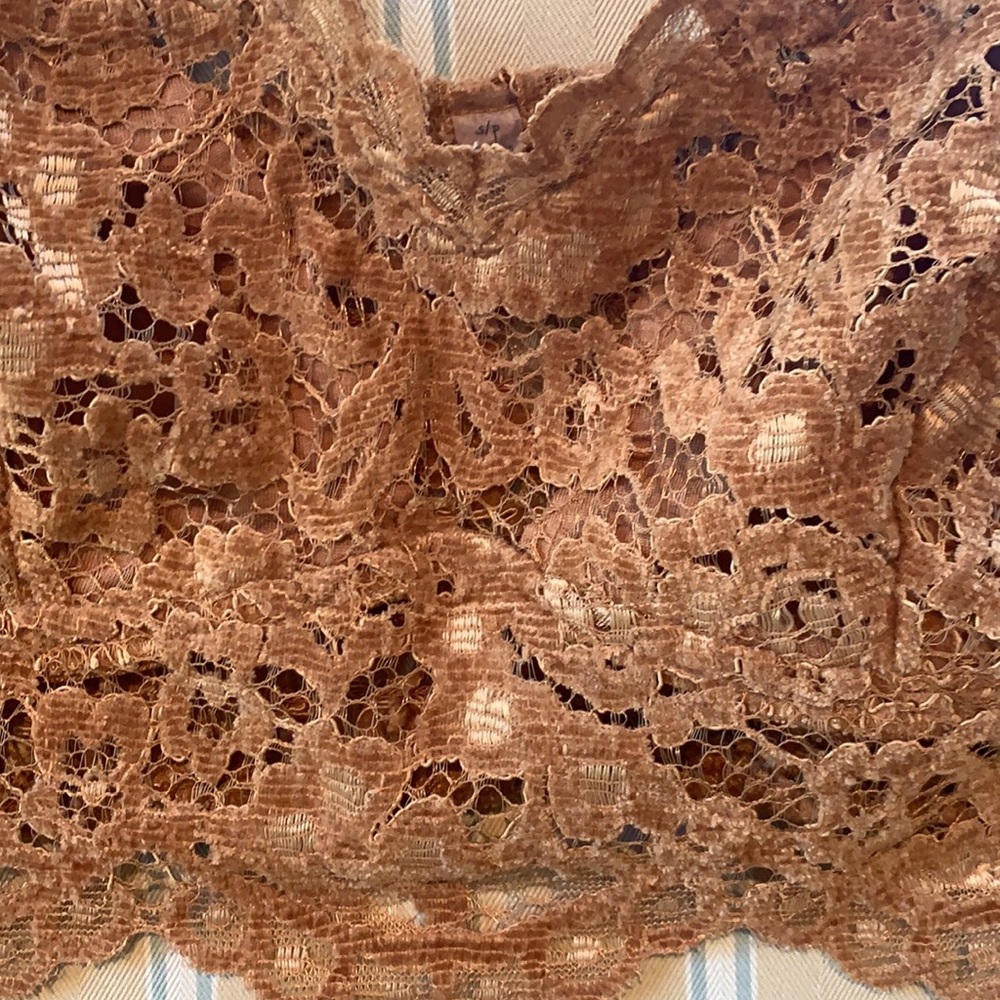 FREE PEOPLE INTIMATELY BRONZE CELINE BRALETTE - Picture 9 of 13